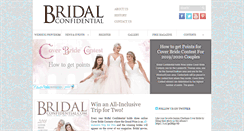 Desktop Screenshot of bridalconfidential.com